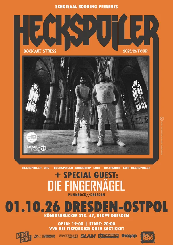 Flyer für HECKSPOILRER, DIE FINGERNÄGEL 