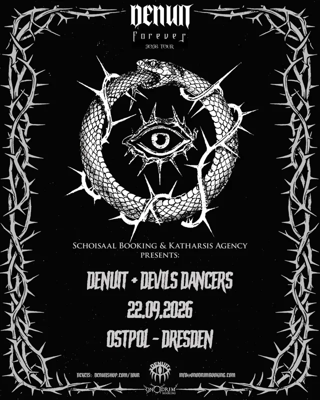 Flyer für DENUIT, DEVILS DANCERS